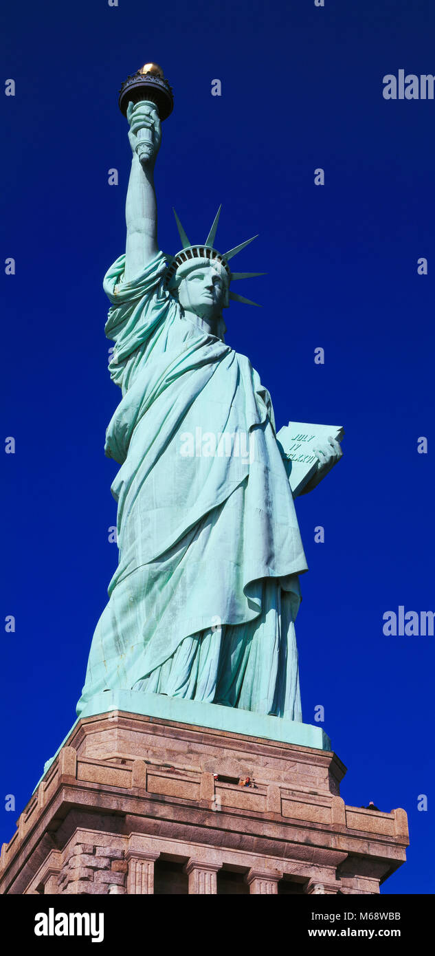 Statua della Libertà, New York, Stati Uniti d'America Foto Stock
