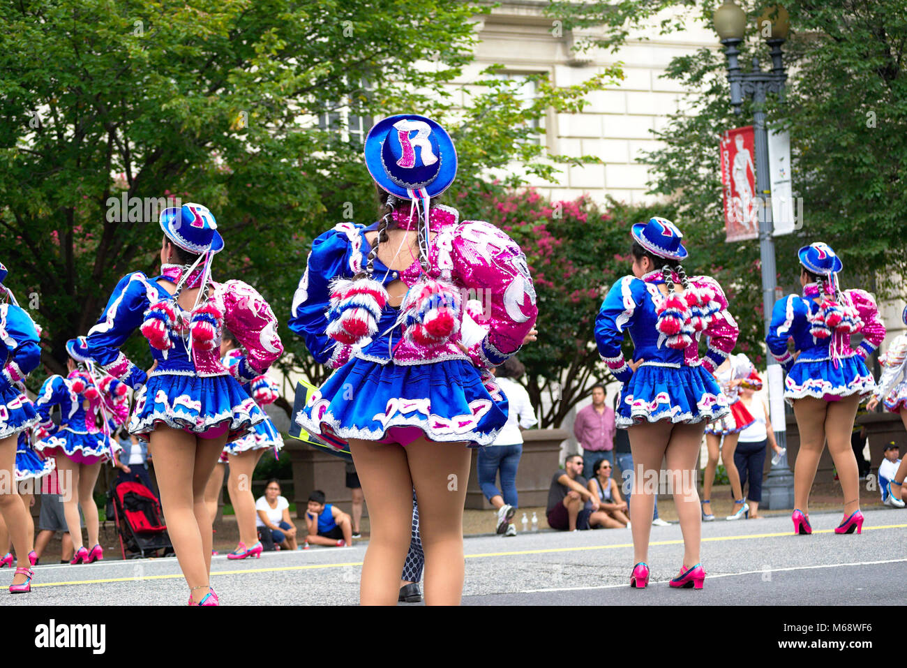 Fiesta annuale DC Latino Festival tenutosi a Washington DC per quaranta cinque anni Foto Stock