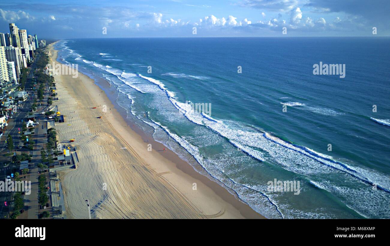 Surfers Paradise Stock Foto Aerea Foto Stock