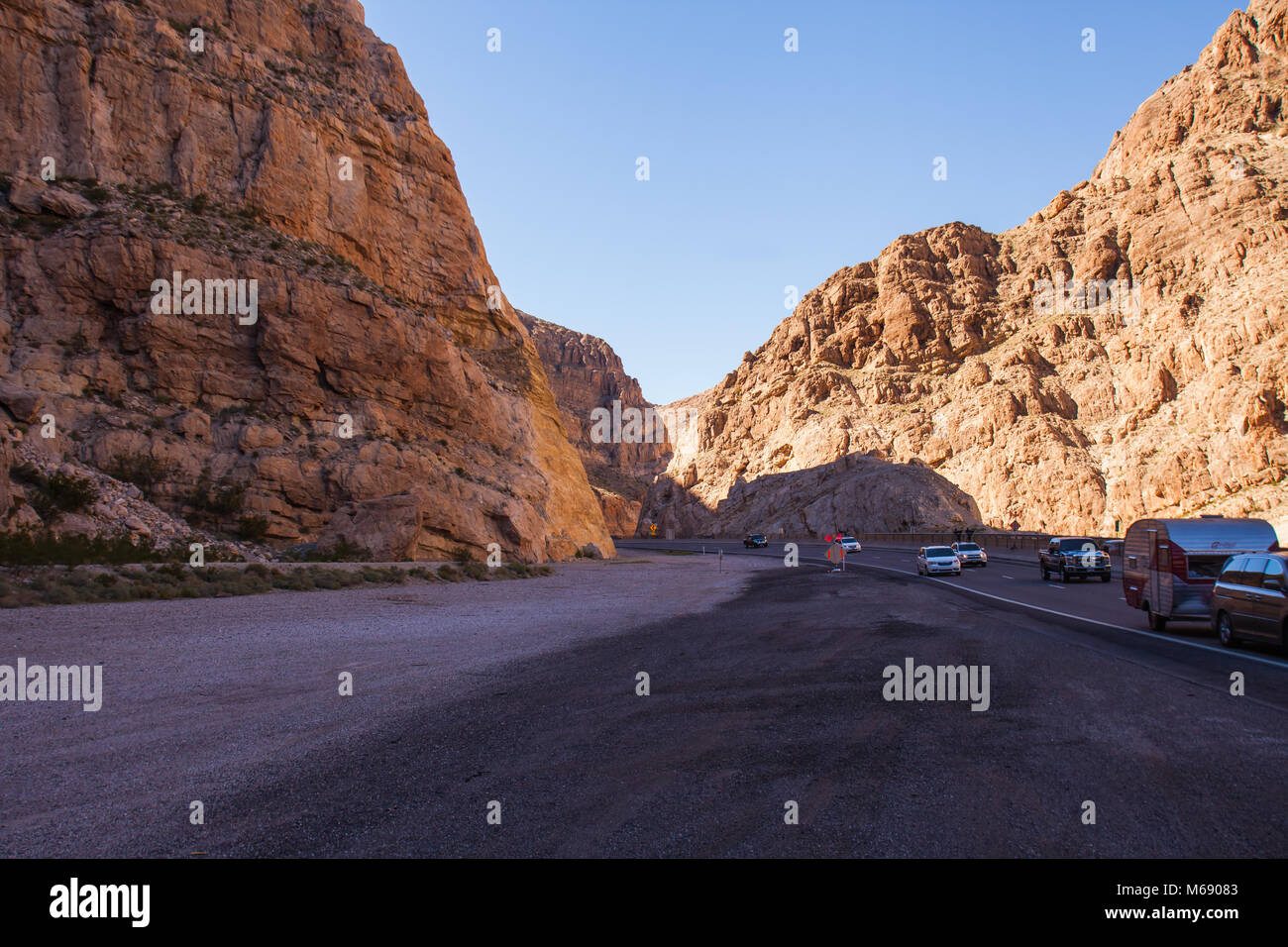 Virgin River Gorge Pass 2 Foto Stock