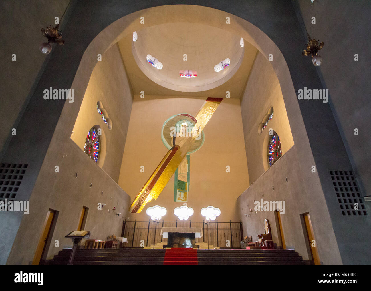 L Assunzione di Maria cattedrale chiamata anche cattedrale Memoriale della Pace nel centro di Hiroshima Foto Stock