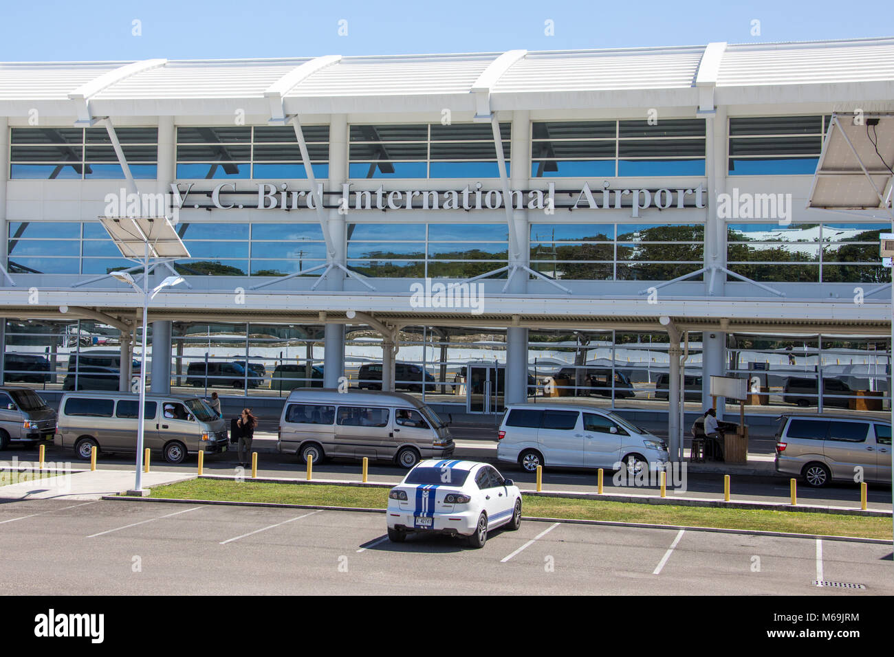 VC Bird International Airport, Antigua Foto Stock
