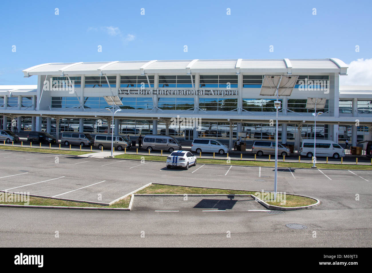 VC Bird International Airport, Antigua Foto Stock