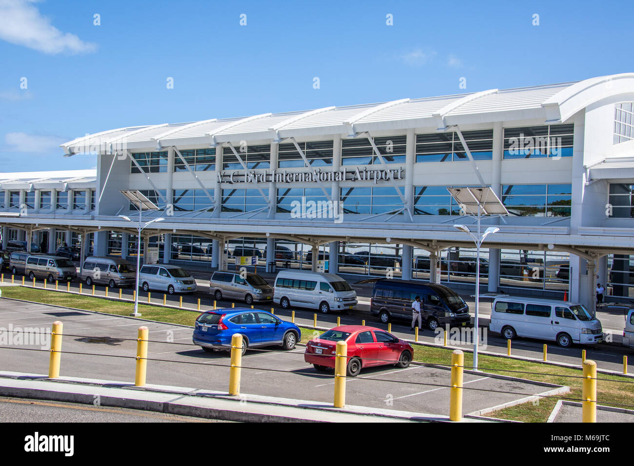 VC Bird International Airport, Antigua Foto Stock