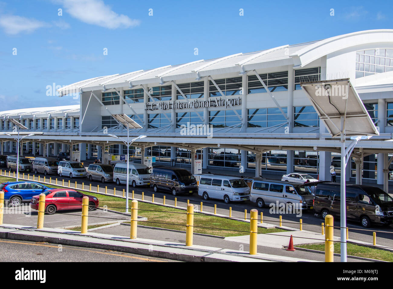 VC Bird International Airport, Antigua Foto Stock