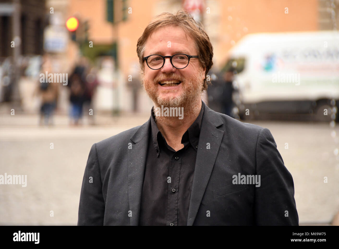 Roma Italia 1 Marzo 2018 Luogo Barberini - Photocall presentazione film ANCHE SENZA DI TE, Francesco Bonelli regista Credito: Giuseppe Andidero/Alamy Live News Foto Stock