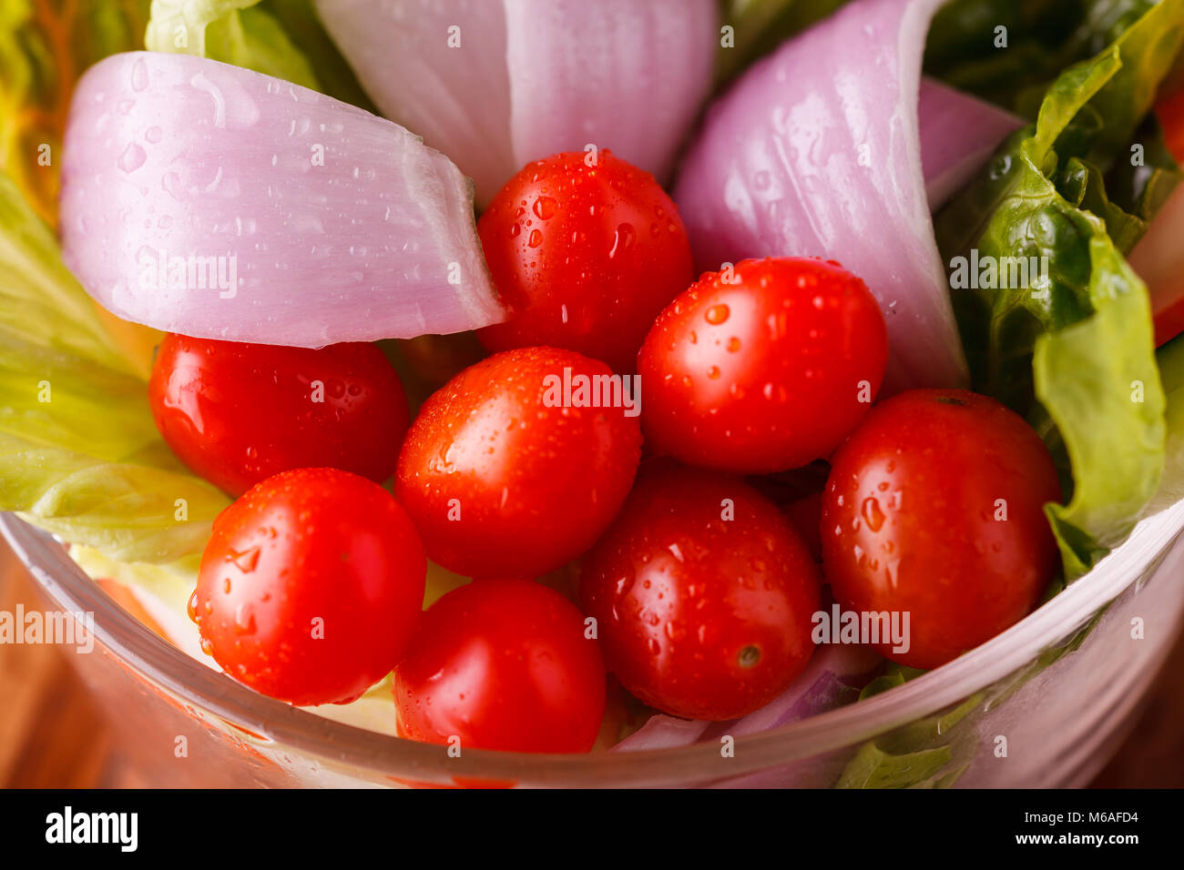 Assortimento di verdure piatti freddi Foto Stock
