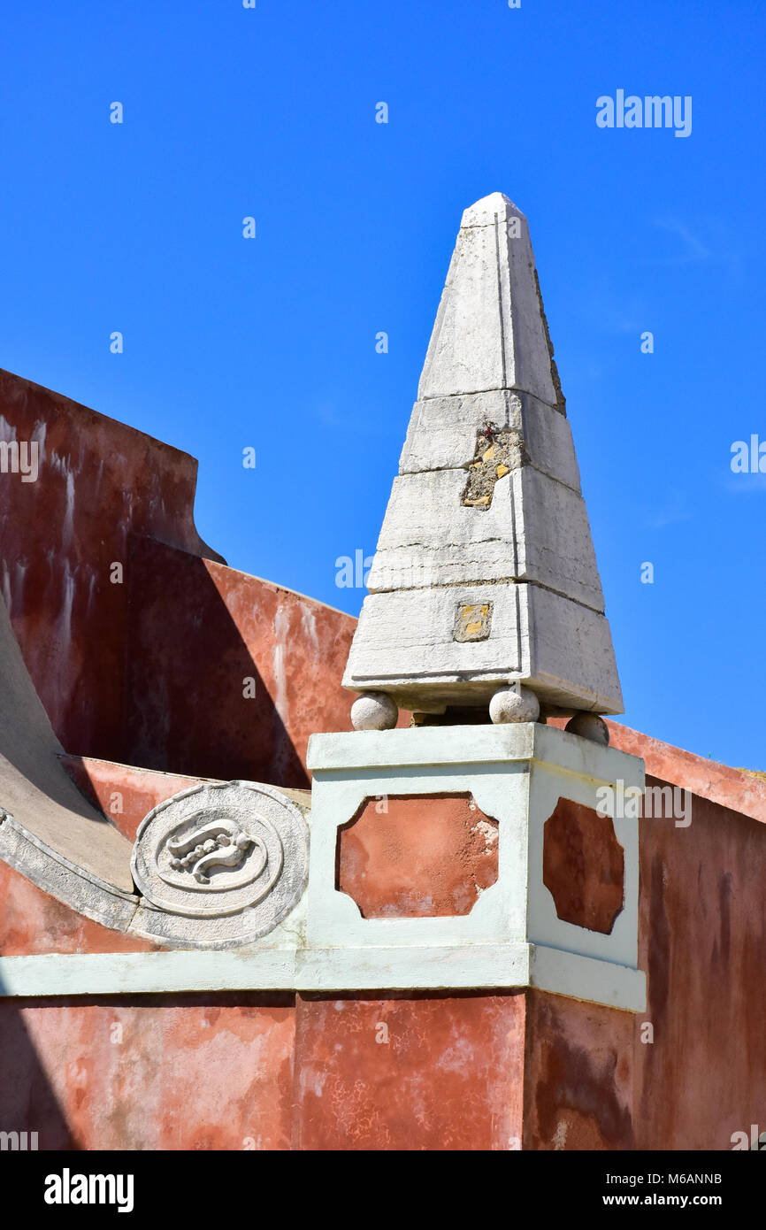 Vecchia architettura veneziana nella città di Corfù cittadella Foto Stock