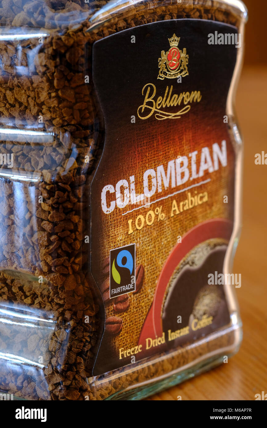 Fairtrade caffè istantaneo Foto Stock