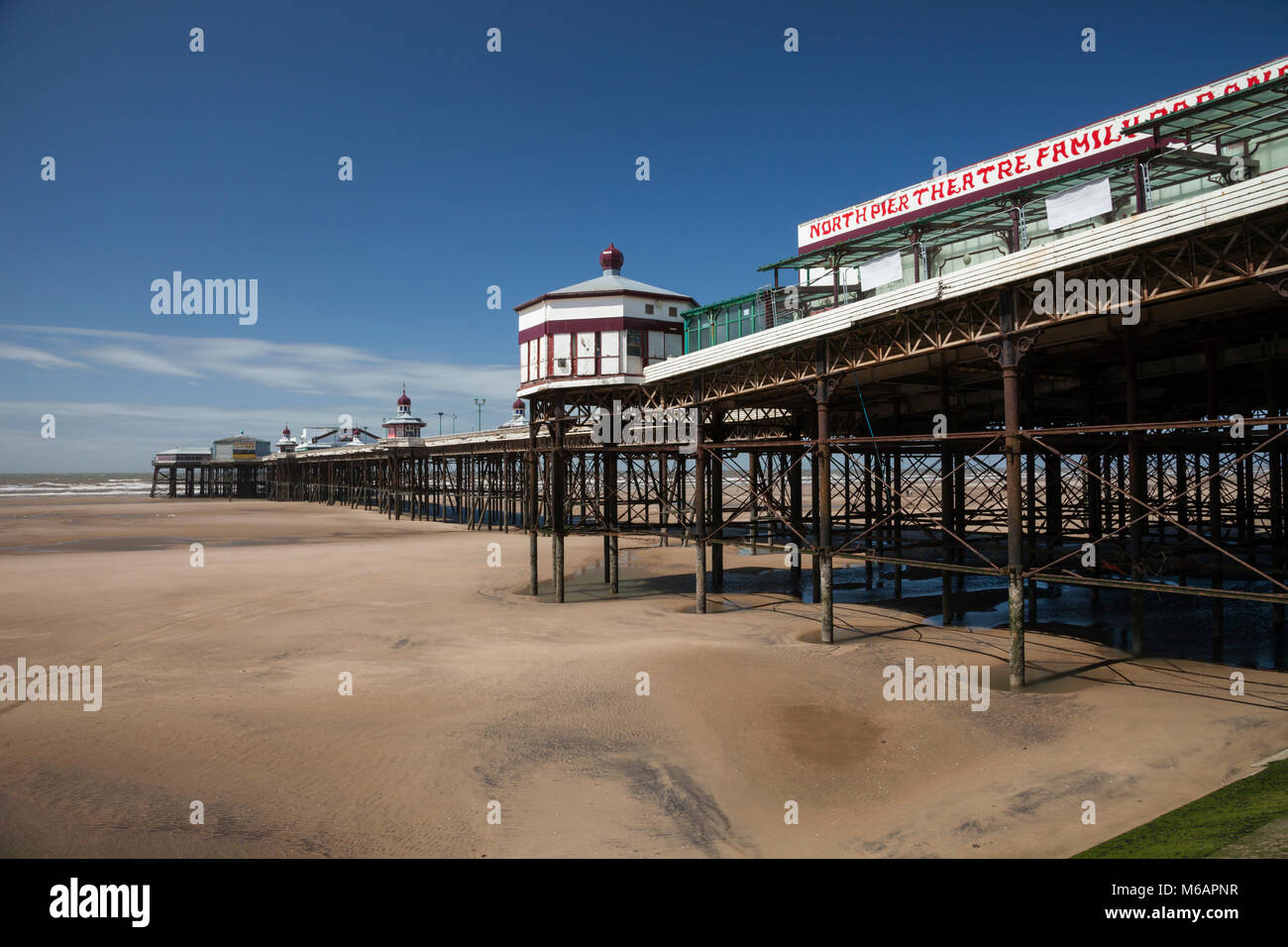 Blackpool North Pier Foto Stock