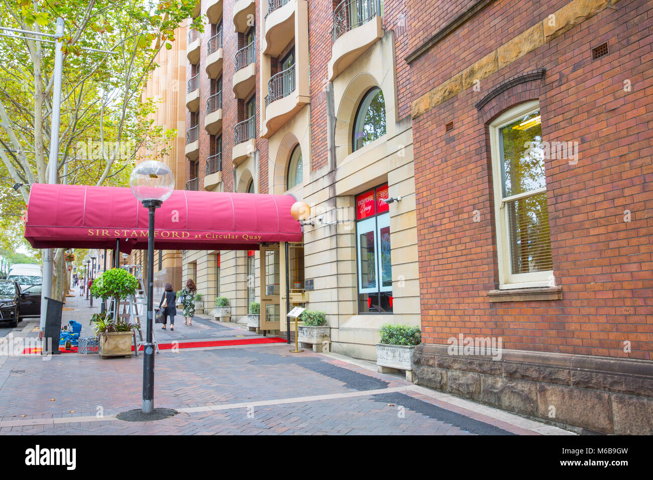 Sir Stamford Hotel in Macquarie Street, Circular Quay di Sydney, Australia Foto Stock