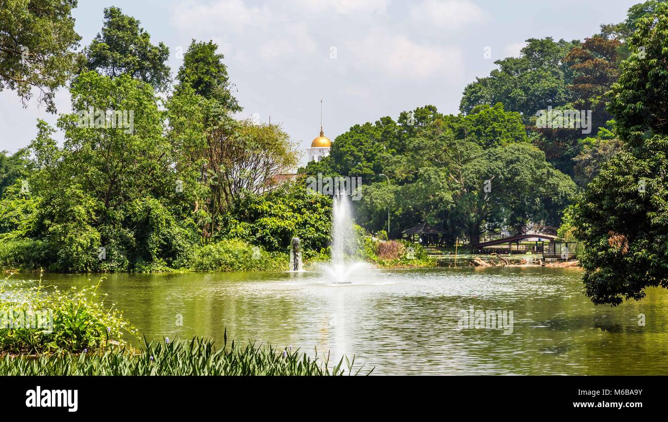 Il palazzo presidenziale della Repubblica di Indonesia di Bogor, West Foto Stock
