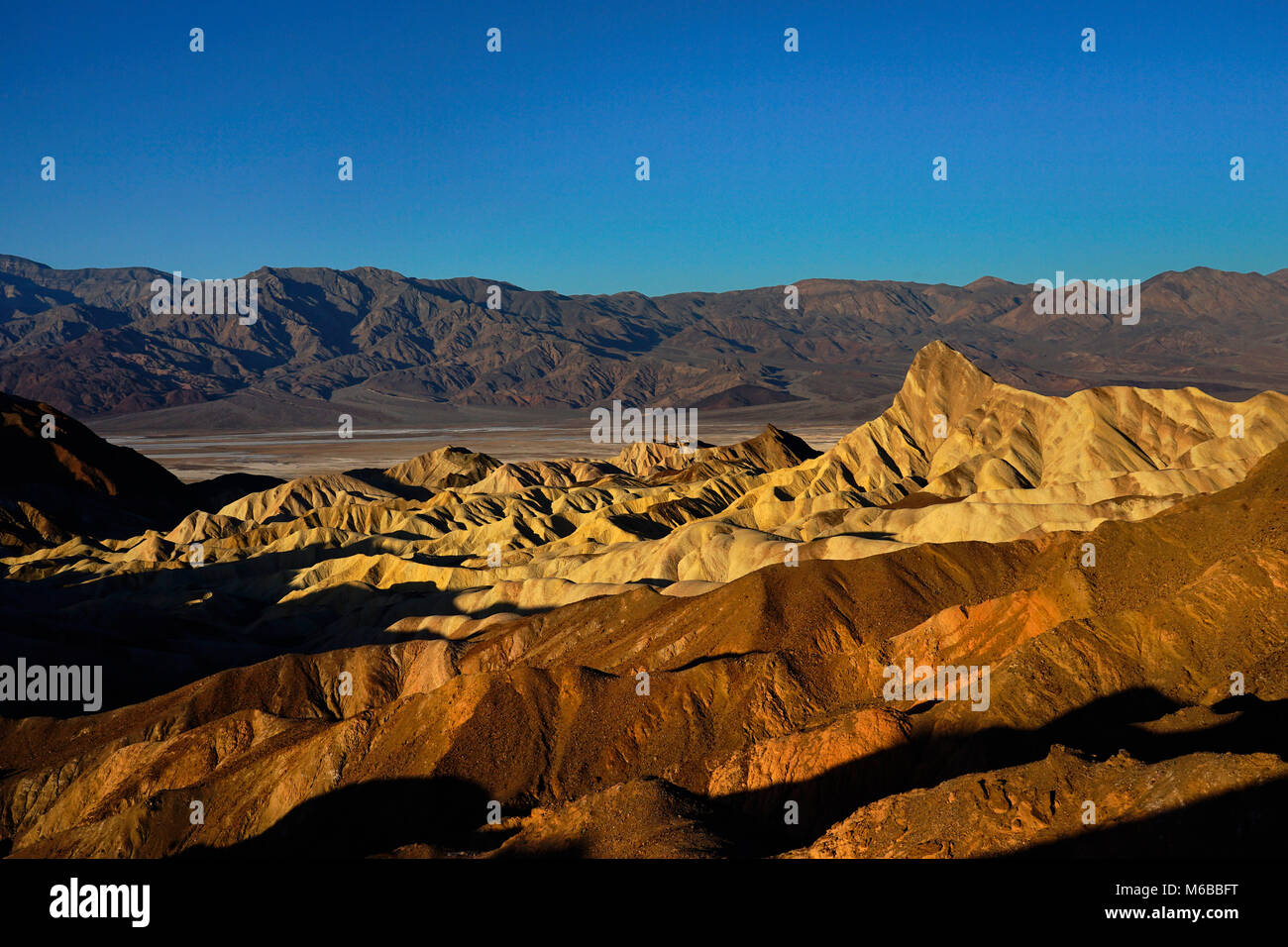 Zabriskie Point , Death Valley, California, Stati Uniti d'America Foto Stock