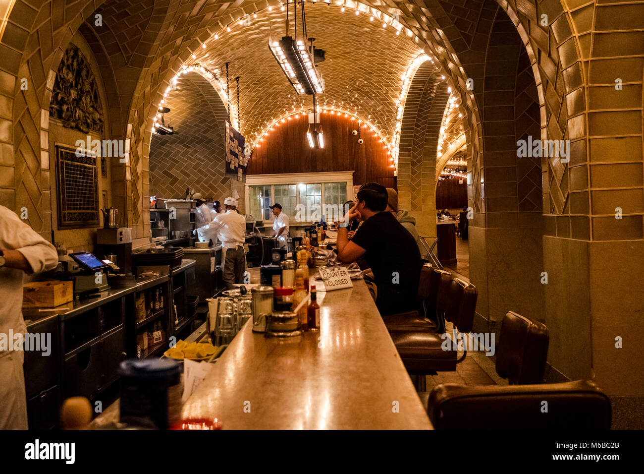 L'Oyster Bar Ristorante al Grand Central Terminal di New York City, Stati Uniti d'America Foto Stock