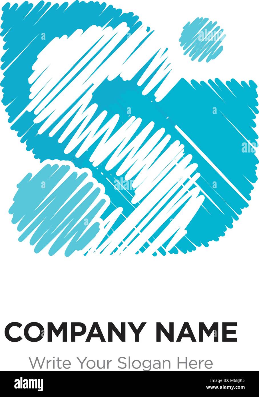 S Lettera con logo Vintage taglio Grunge Design. Distrutto il disegno elegante icona lettera Vettore, alfabeto astratto logo su sfondo blu. Illustrazione Vettoriale