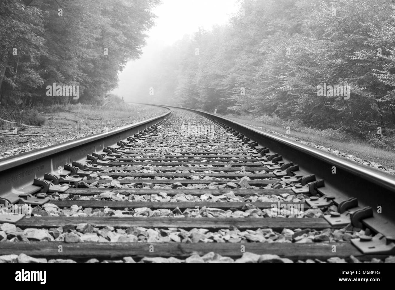 Via treno presso la montagna Schunemunk Foto Stock