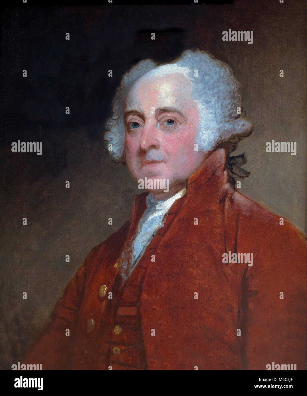 John Adams, Gilbert Stuart, circa 1821, National Gallery of Art di Washington DC, USA, America del Nord Foto Stock