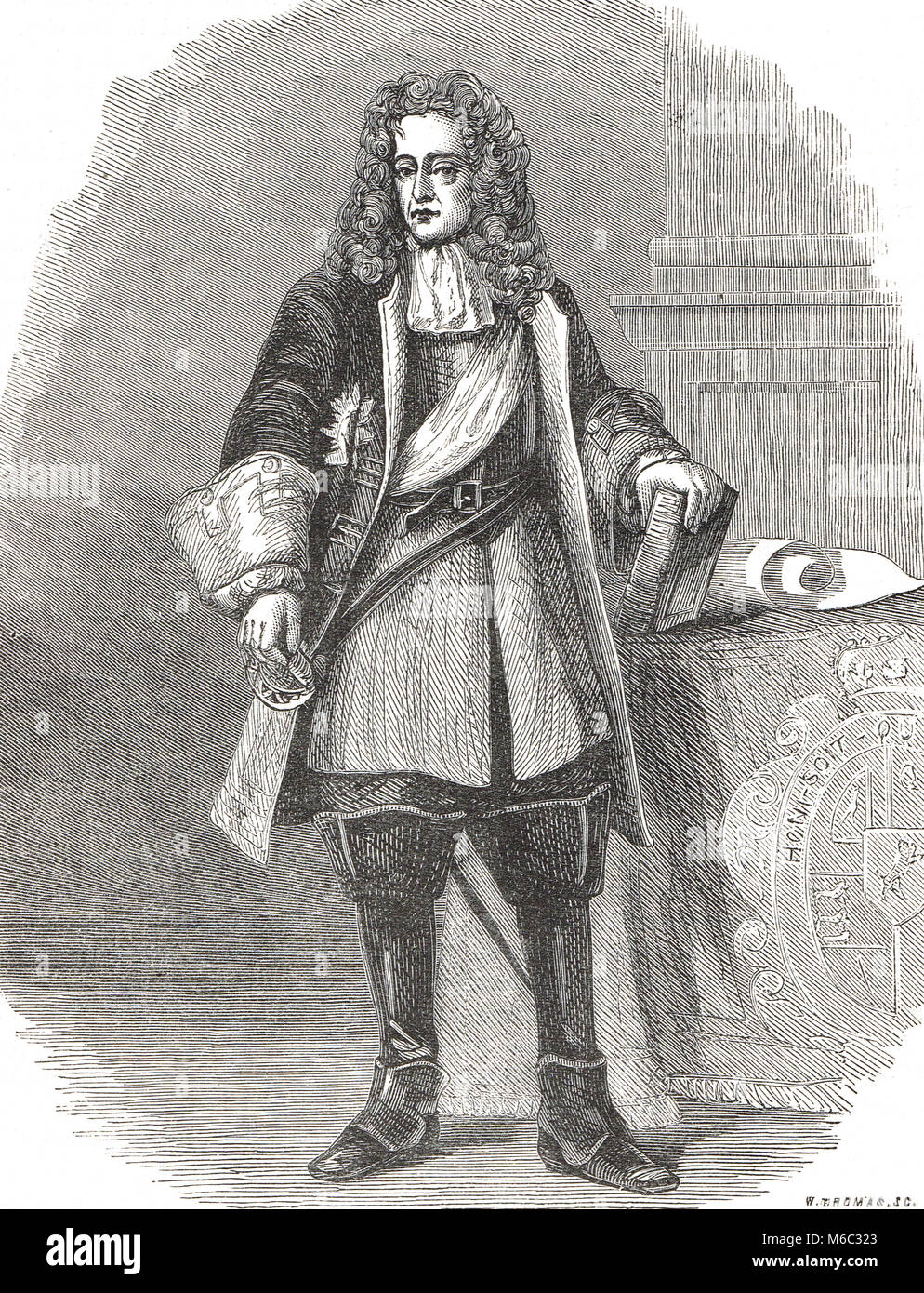 Re Guglielmo III d'Inghilterra, 1650-1702, regnò 1689-1702 Foto Stock