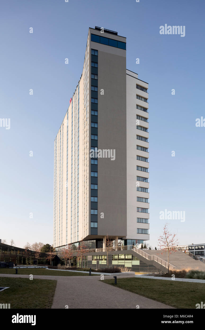 Bonn, Regierungsviertel (Bundesviertel, Parlamentsviertel), Bonn Marriott World Conference Hotel im Kongresszentrum World Conference Centre Foto Stock