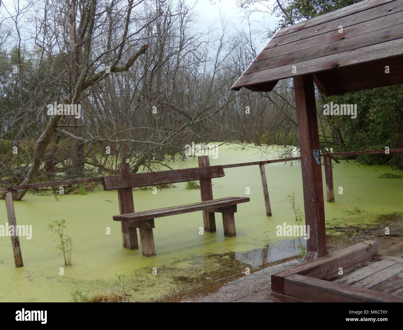 Concetto di quartiere povero. Concetto di una crisi dell'economia. Foto Stock