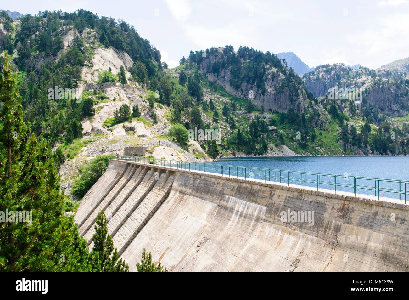 Colomers Laghi dei Pirenei catalani, Spagna. Parte del Parco Nazionale di Aiguestortes i Estany de Sant Maurici. Foto Stock