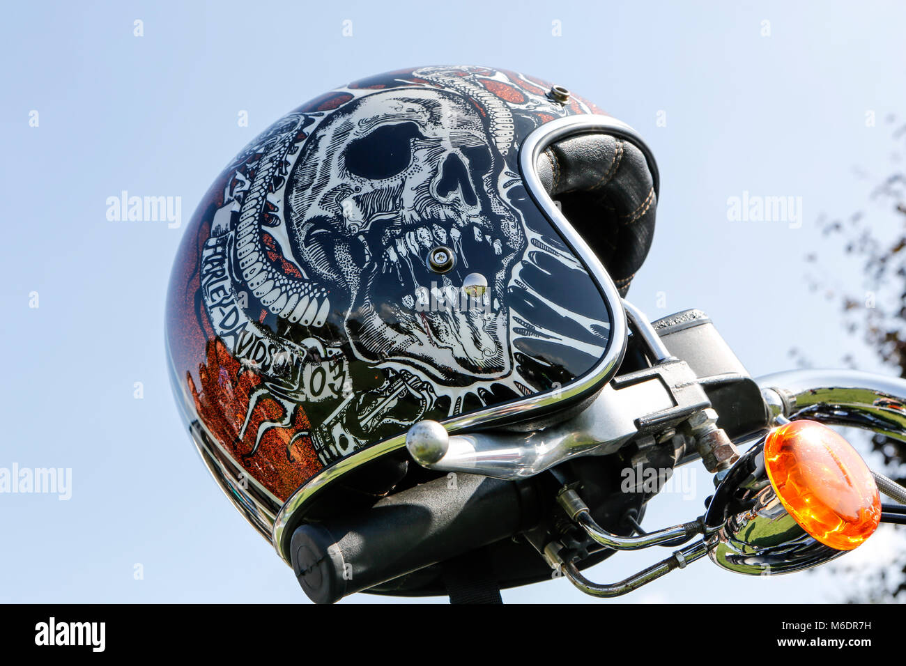 Harley skull immagini e fotografie stock ad alta risoluzione - Alamy