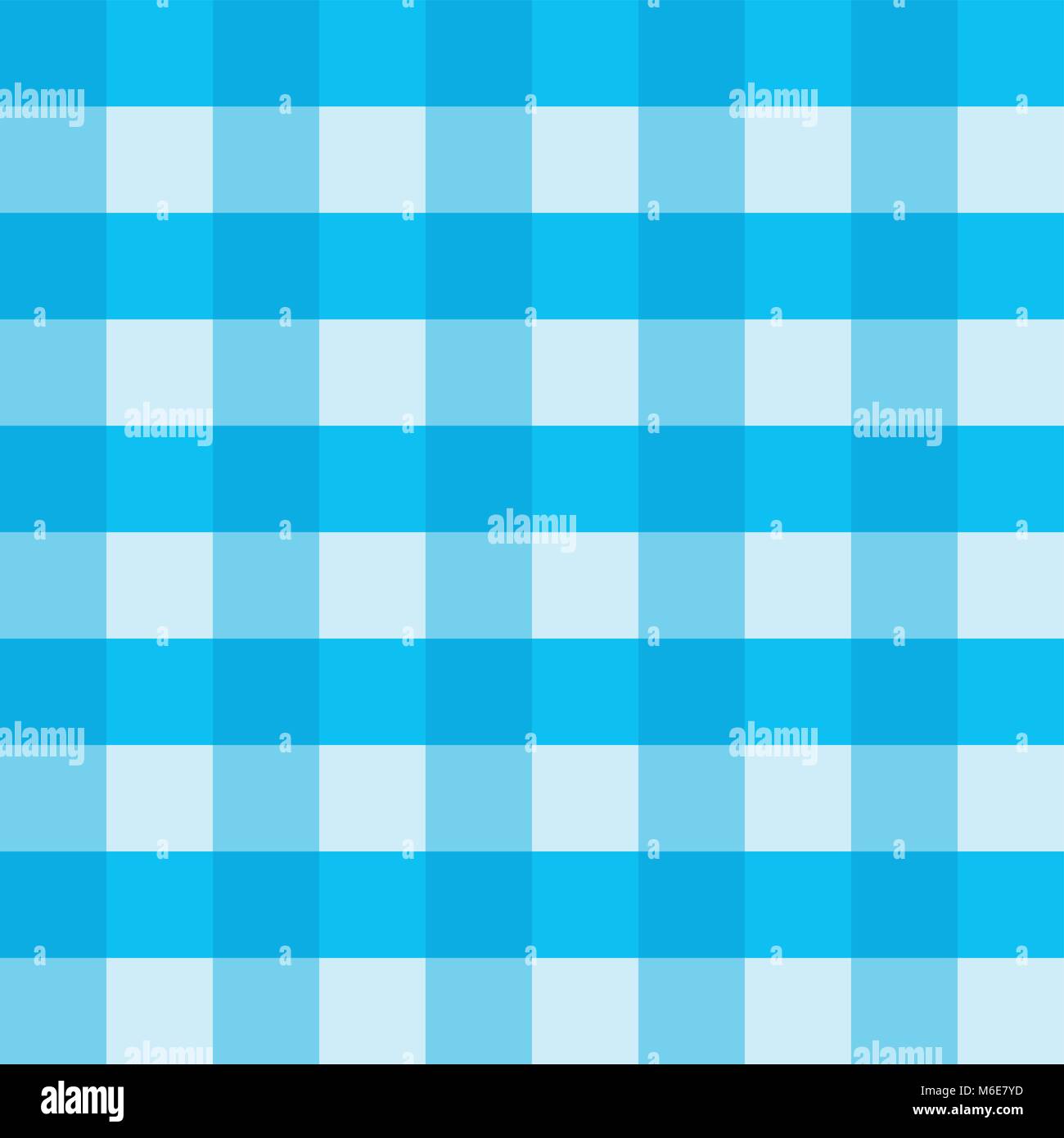 Blu tovaglia gingham seamless sfondo vettoriale design pattern Illustrazione Vettoriale