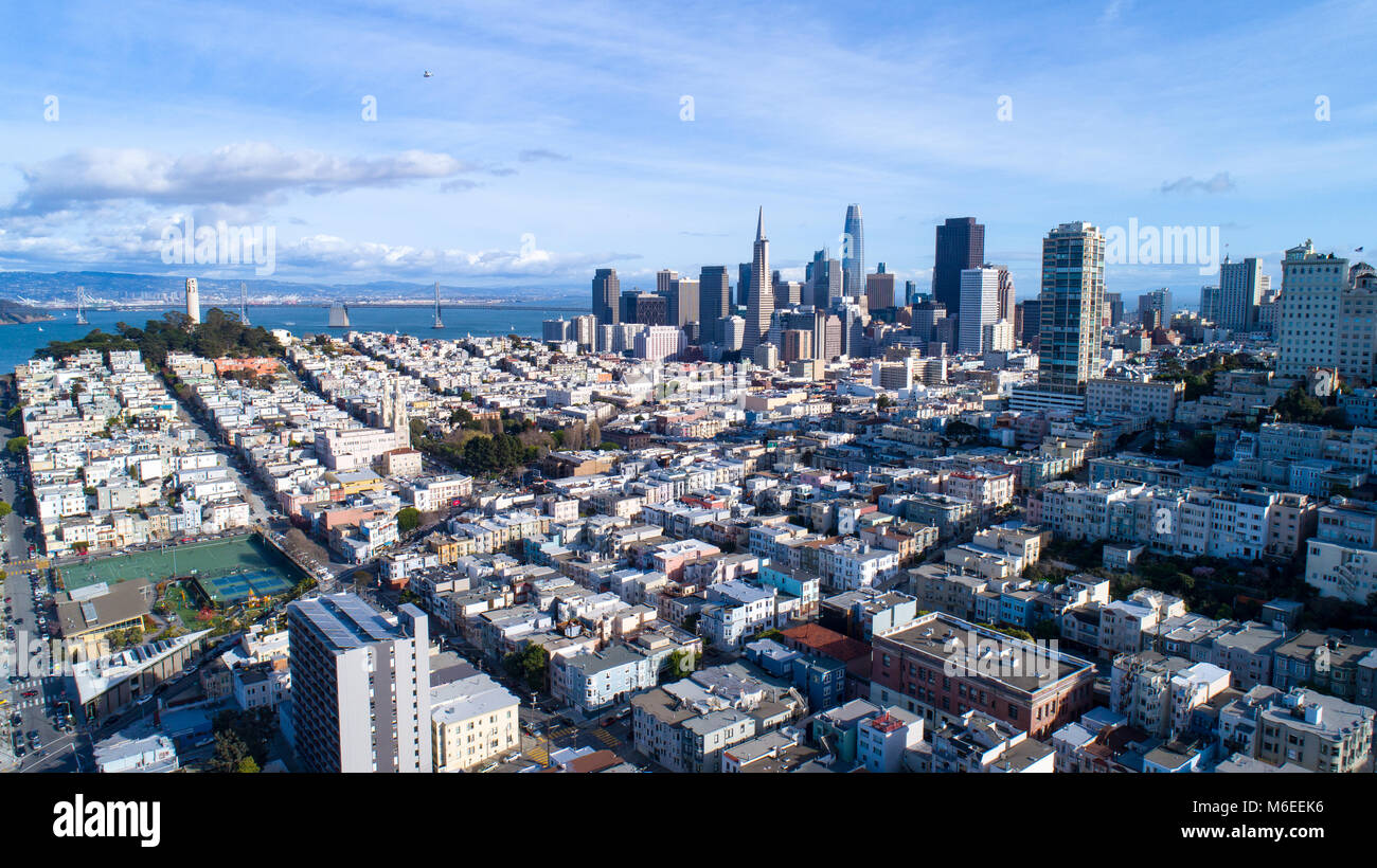 San Francisco Downtown Foto Stock