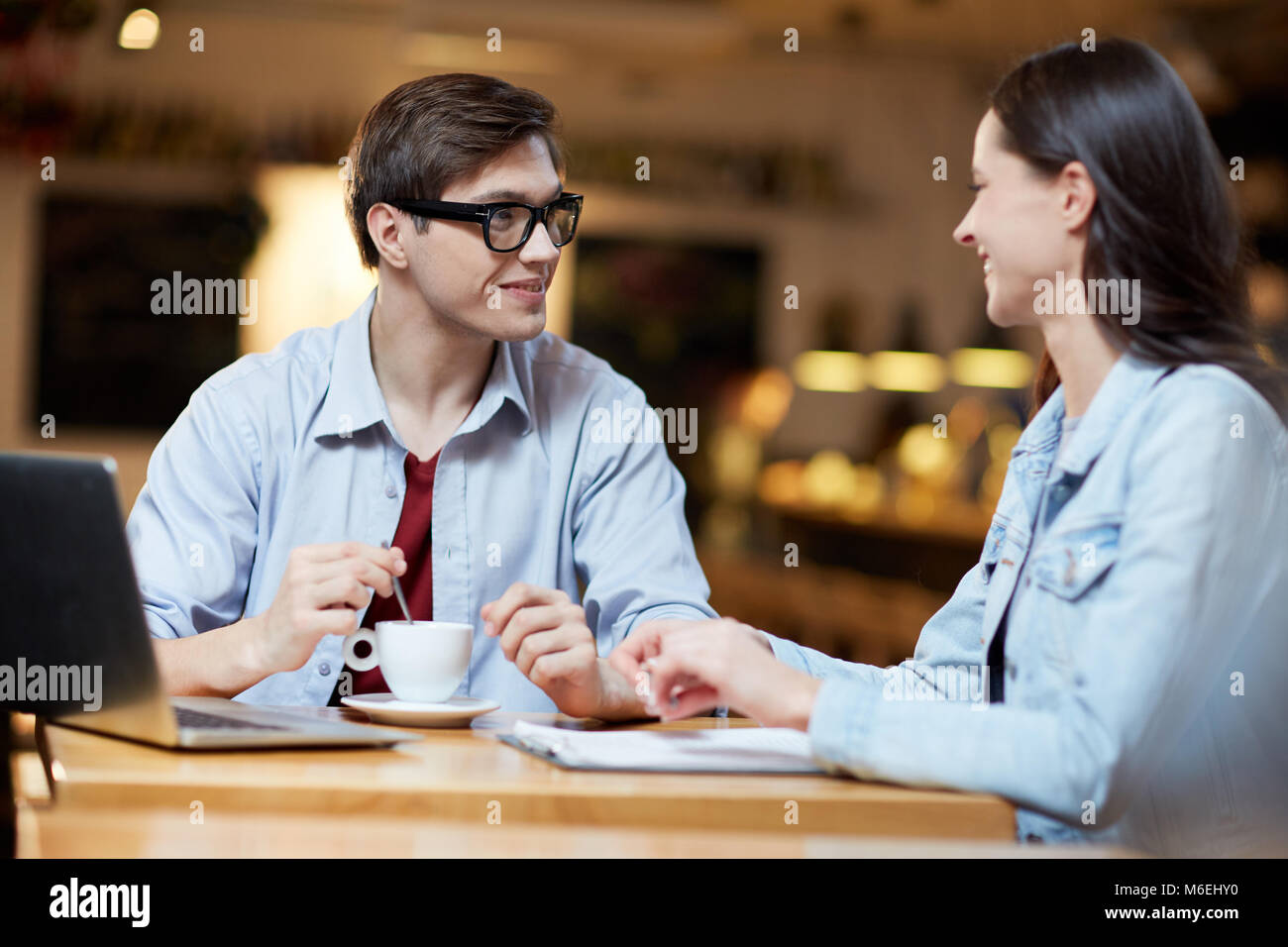 Pranzo di lavoro Foto Stock