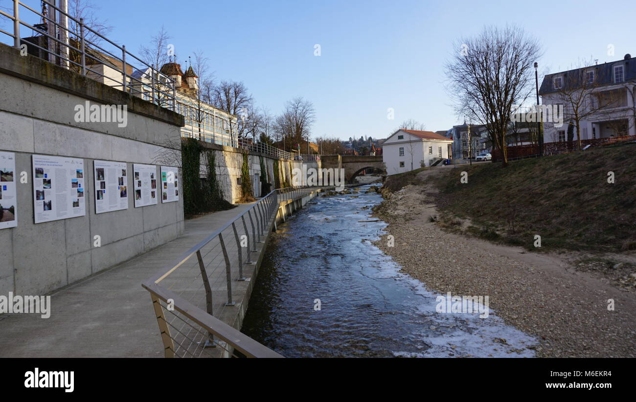 Schwäbisch Gmünd, Ostalbkreis, Josefsbach, Waldstetter Bach Foto Stock