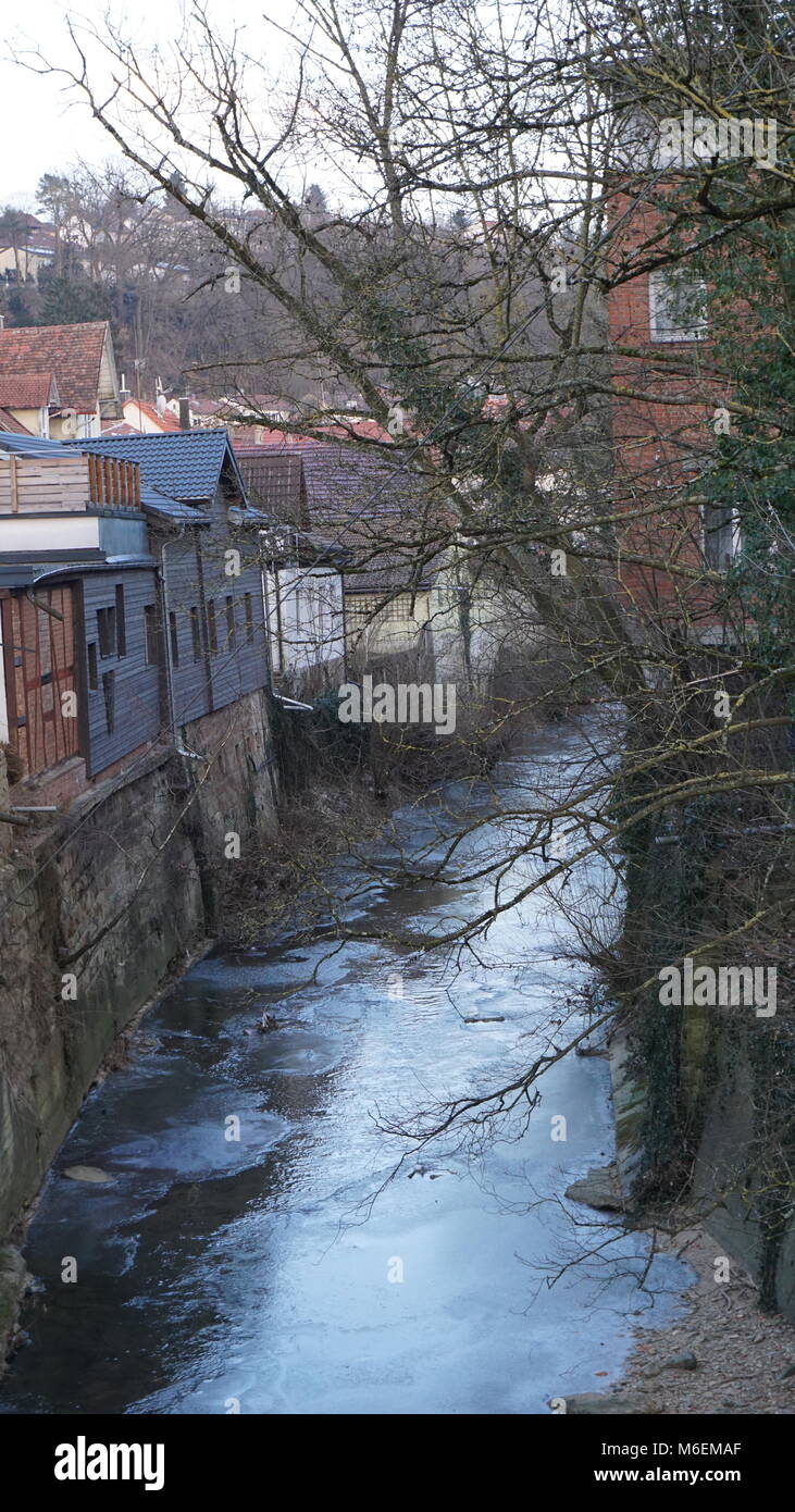 Schwäbisch Gmünd, Ostalbkreis, Josefsbach, Waldstetter Bach Foto Stock