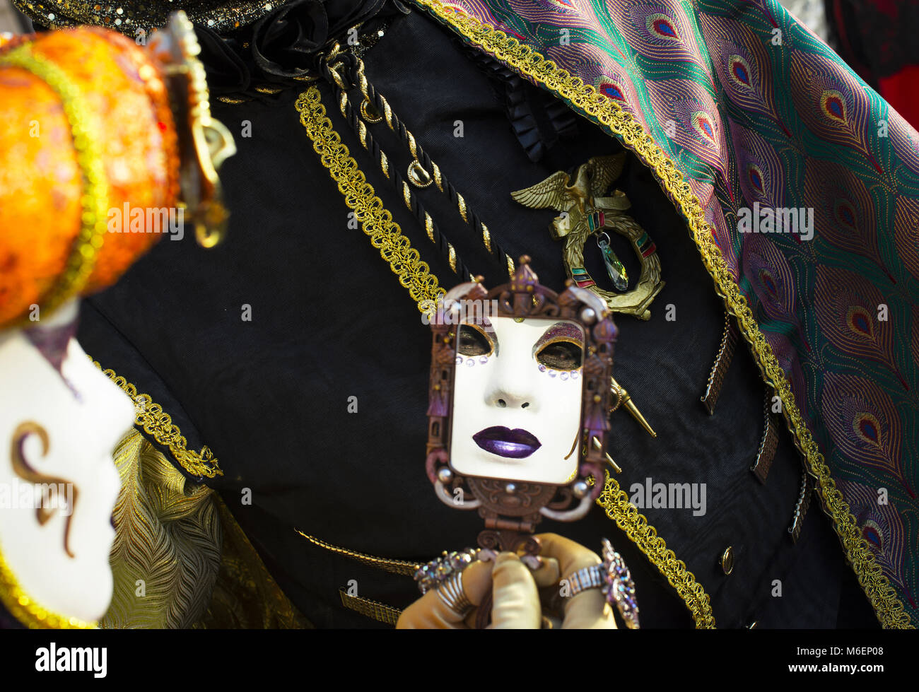 Il carnevale di Venezia, (Veneto) Italia Italy Foto Stock