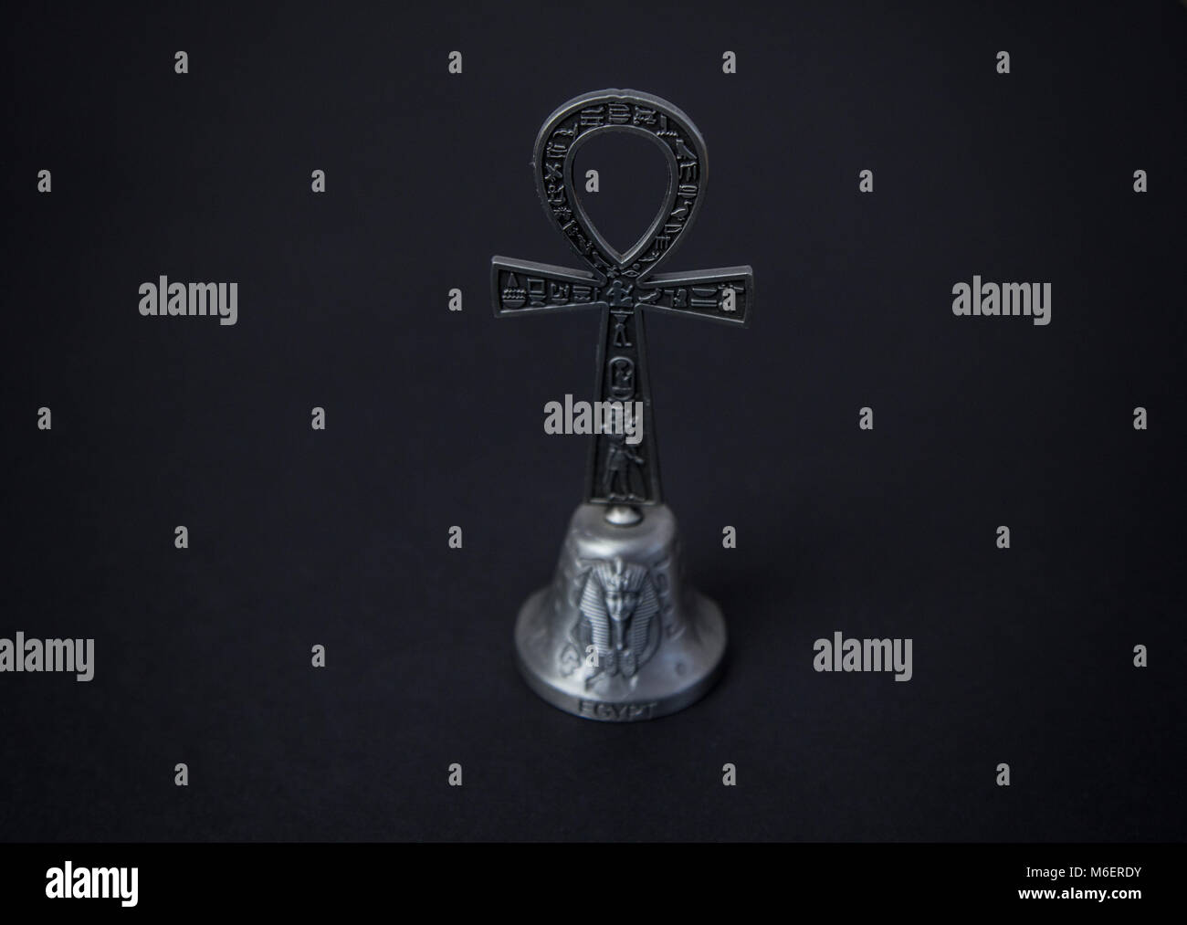 Il ankh (chiave di vita), noto anche come crux ansata (il latino per "croce con un manico') è un antico geroglifico egizio di simbolizzazione ideograph 'lif Foto Stock