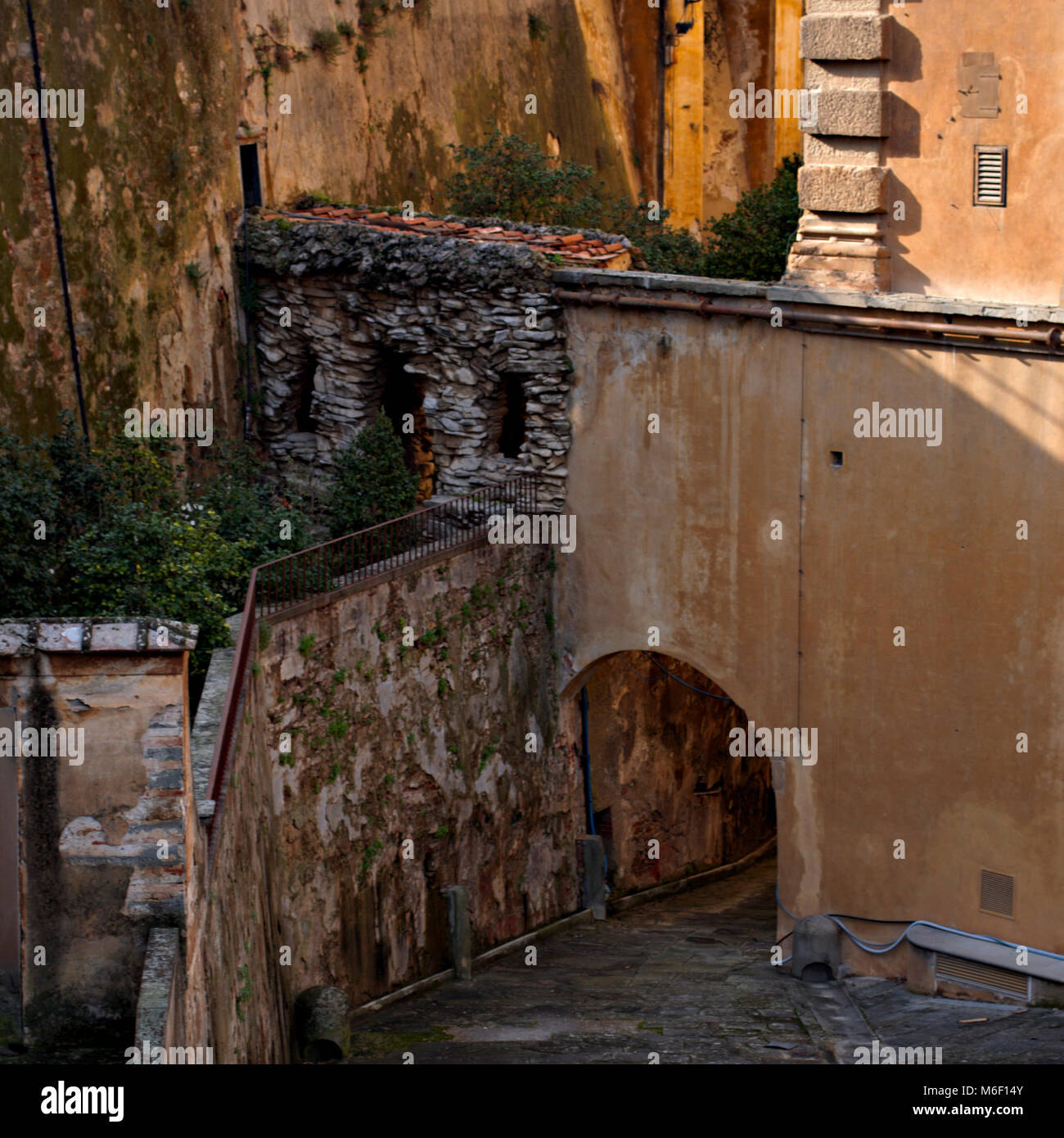 Vecchio cortile di Palazzo Pitti, Firenze, Italia Foto Stock