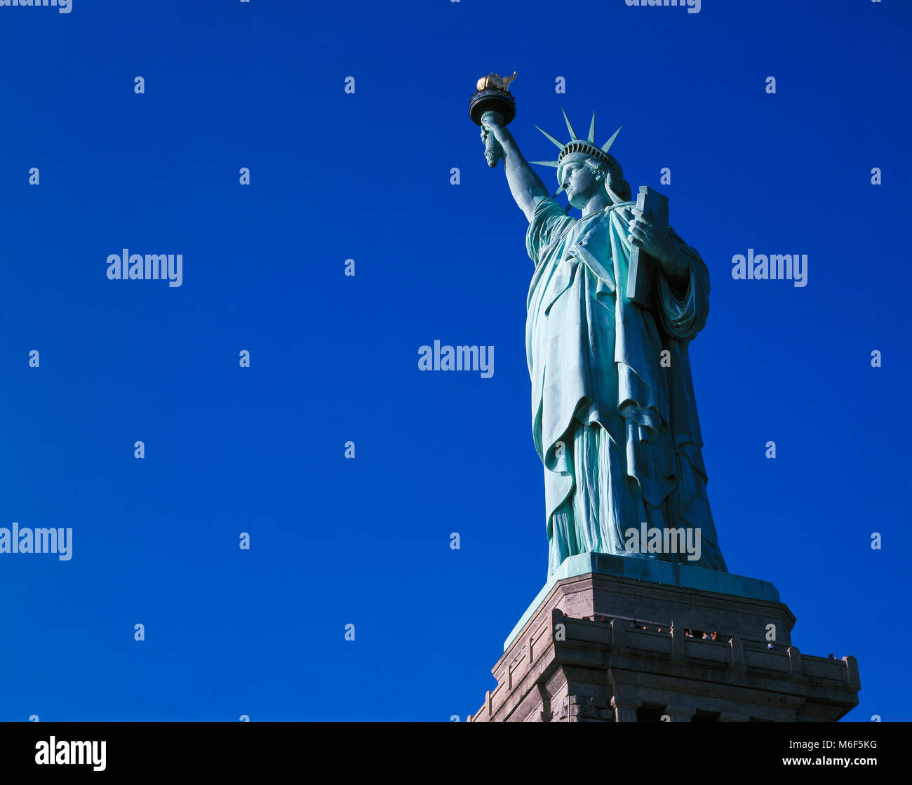 Statua della Libertà, Liberty Island, New York, Stati Uniti d'America Foto Stock