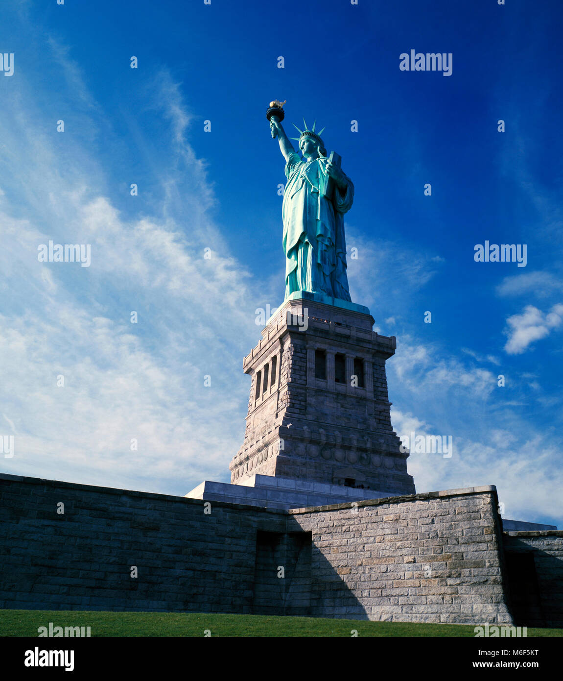 Statua della Libertà, Liberty Island, New York, Stati Uniti d'America Foto Stock
