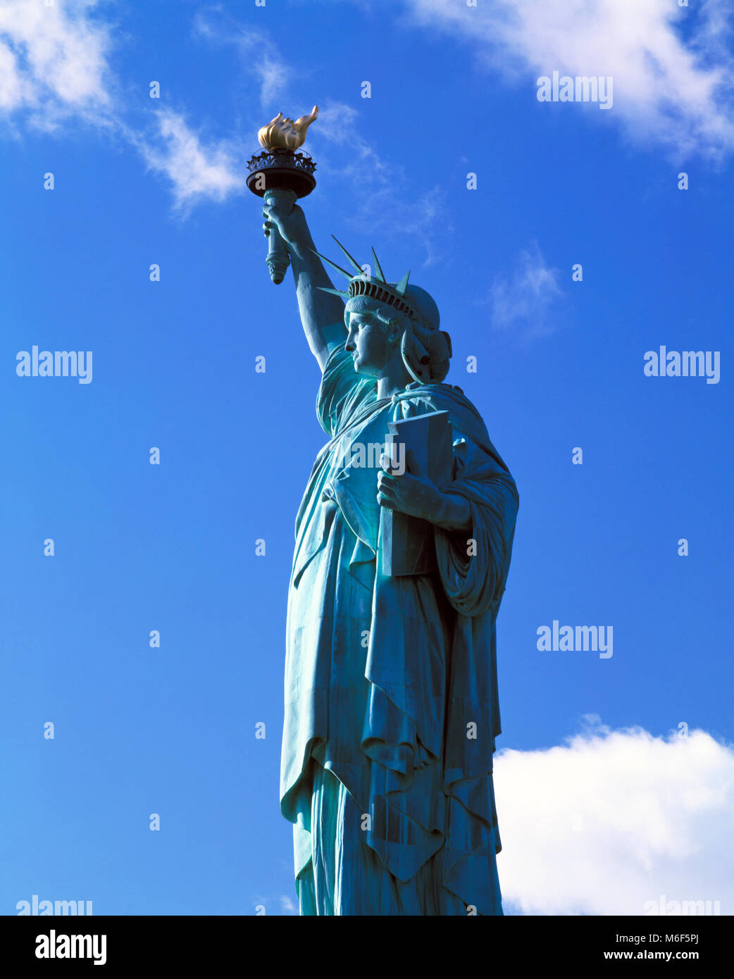Statua della Libertà, Liberty Island, New York, Stati Uniti d'America Foto Stock