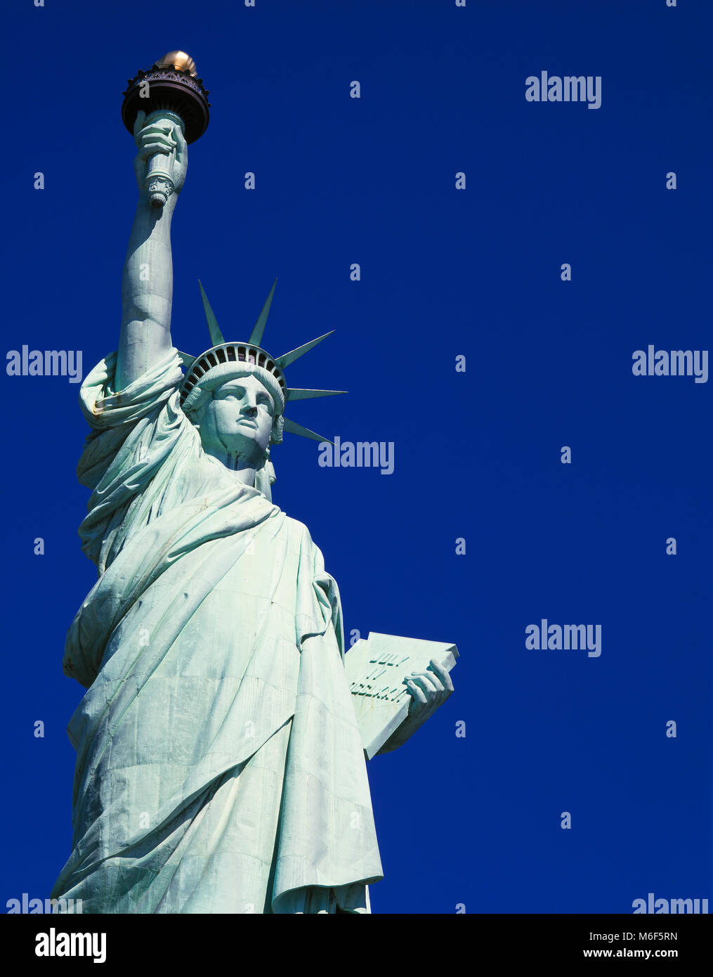 Statua della Libertà, Liberty Island, New York, Stati Uniti d'America Foto Stock