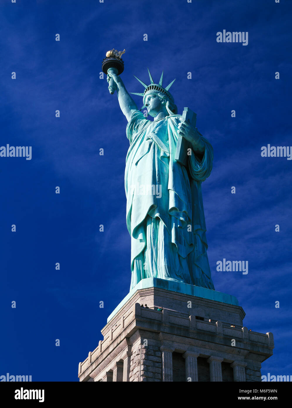 Statua della Libertà, Liberty Island, New York, Stati Uniti d'America Foto Stock