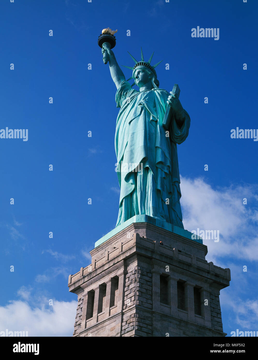 Statua della Libertà, Liberty Island, New York, Stati Uniti d'America Foto Stock