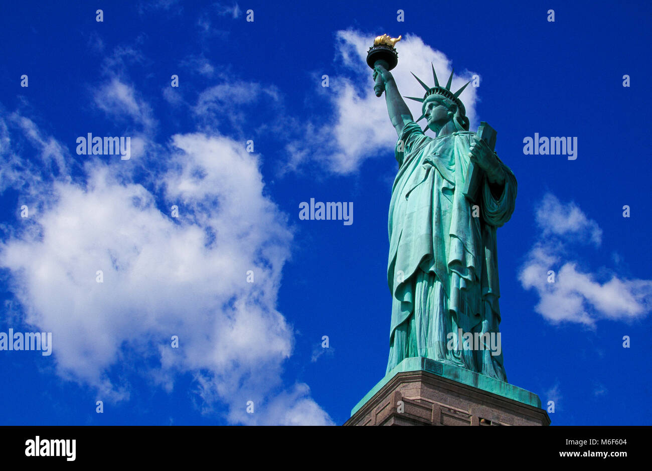 Statua della Libertà, Liberty Island, New York, Stati Uniti d'America Foto Stock