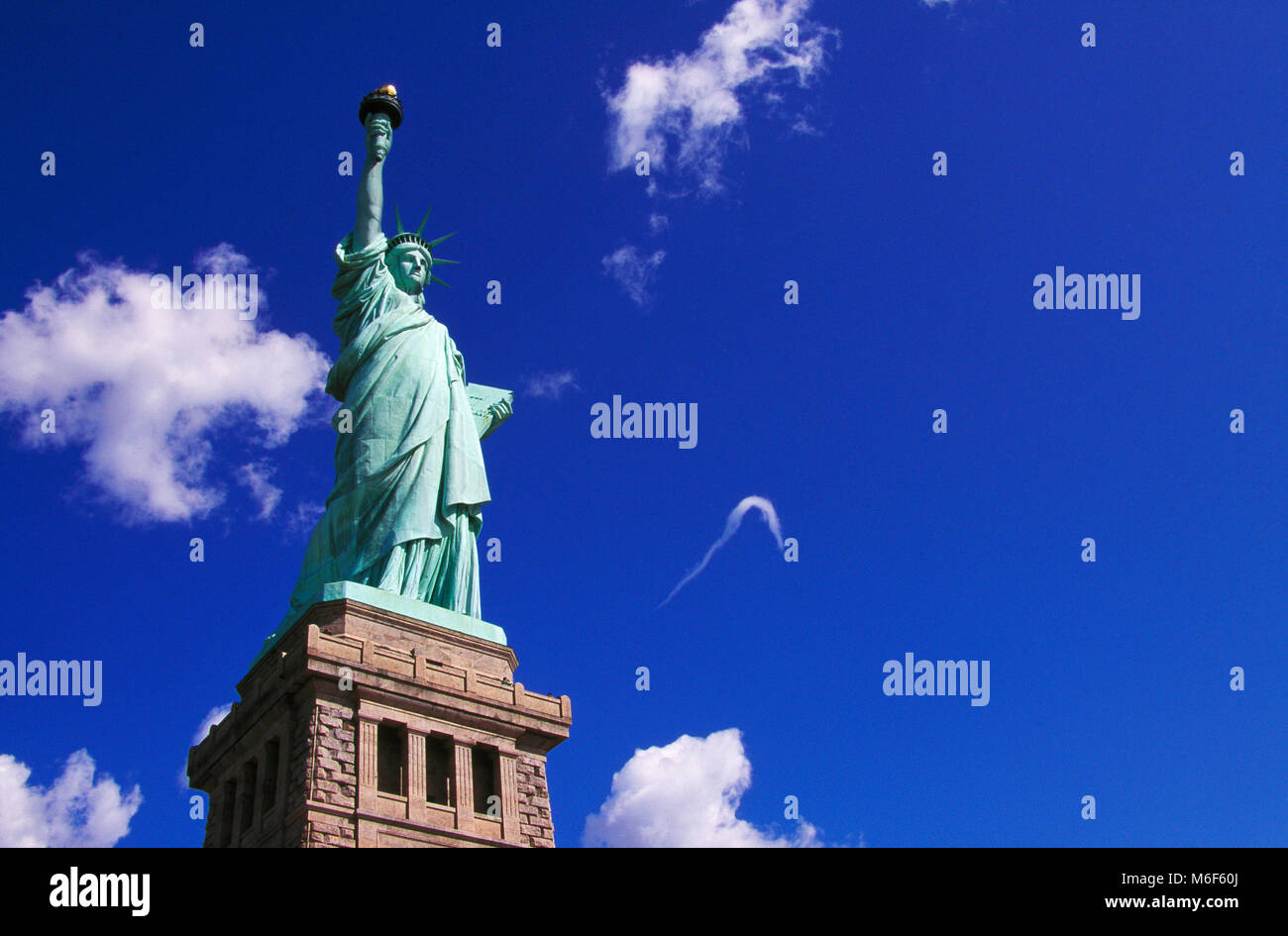 Statua della Libertà, Liberty Island, New York, Stati Uniti d'America Foto Stock