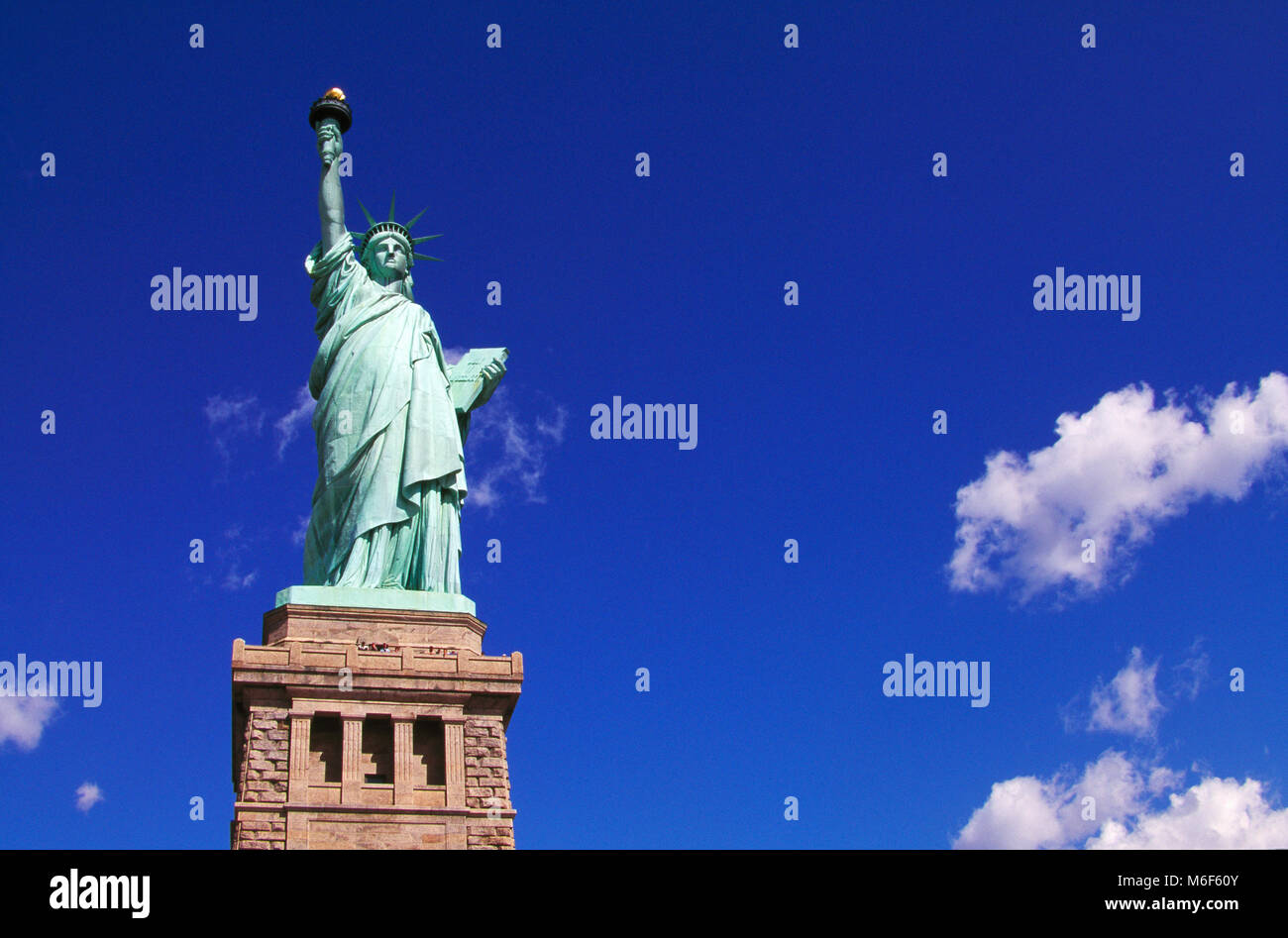 Statua della Libertà, Liberty Island, New York, Stati Uniti d'America Foto Stock