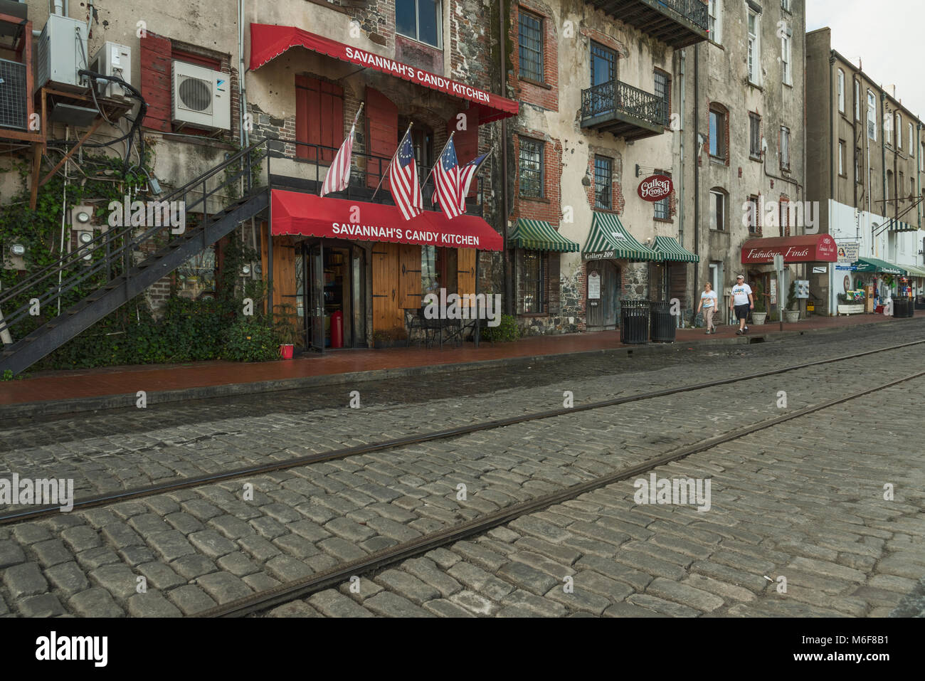 Savannah Cucina Candy come si vede sul River Street Sanvannah in Georgia negli Stati Uniti Foto Stock