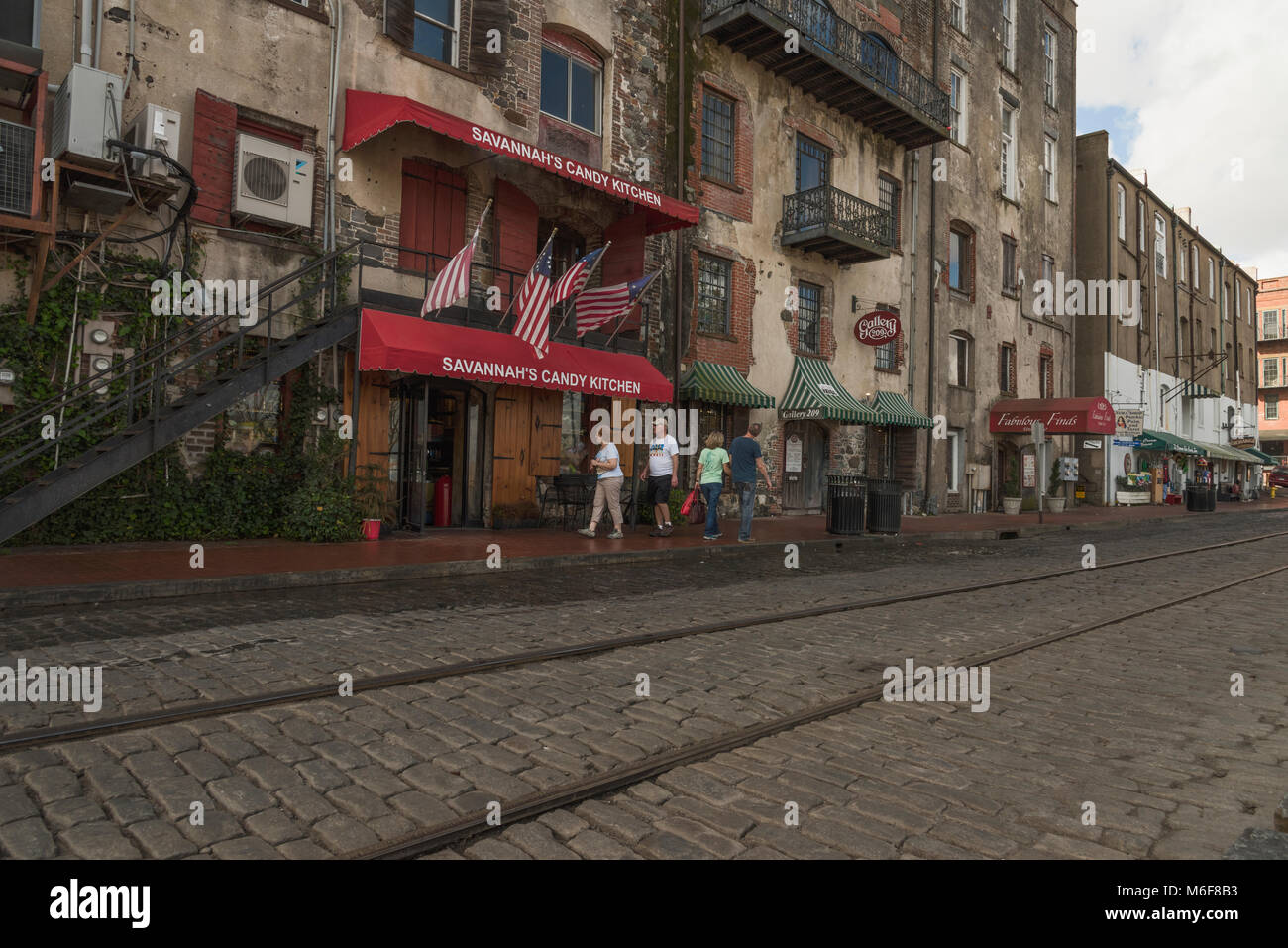 Savannah Cucina Candy come si vede sul River Street Sanvannah in Georgia negli Stati Uniti Foto Stock