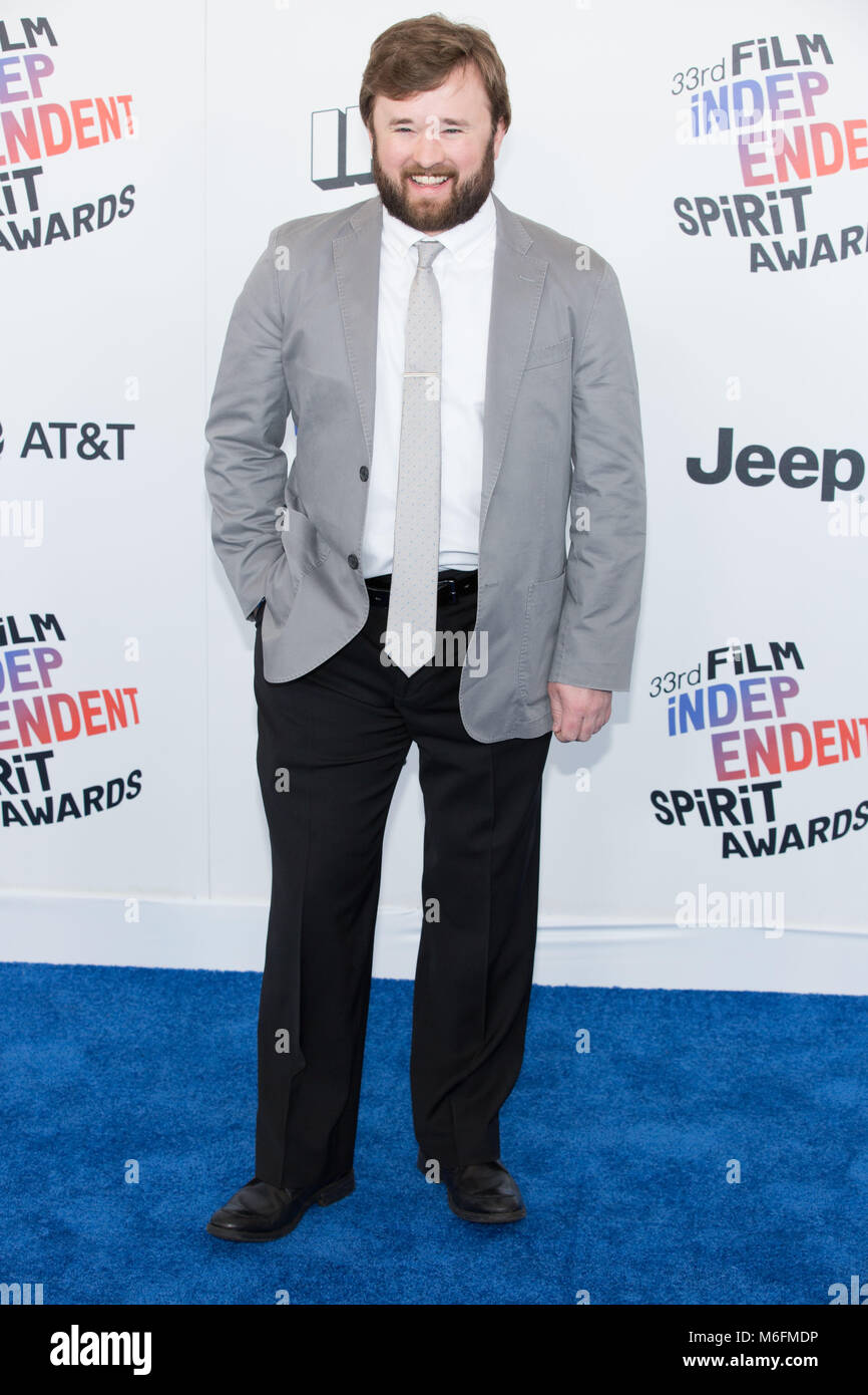 Haley Joel Osment frequenta lo spirito indipendente Awards il 3 marzo 2018 in Santa Monica, California. Foto Stock