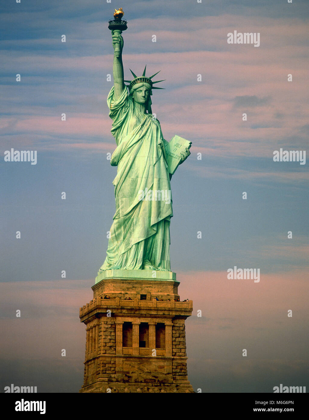 Statua della Libertà, Liberty Island, New York, Stati Uniti d'America Foto Stock