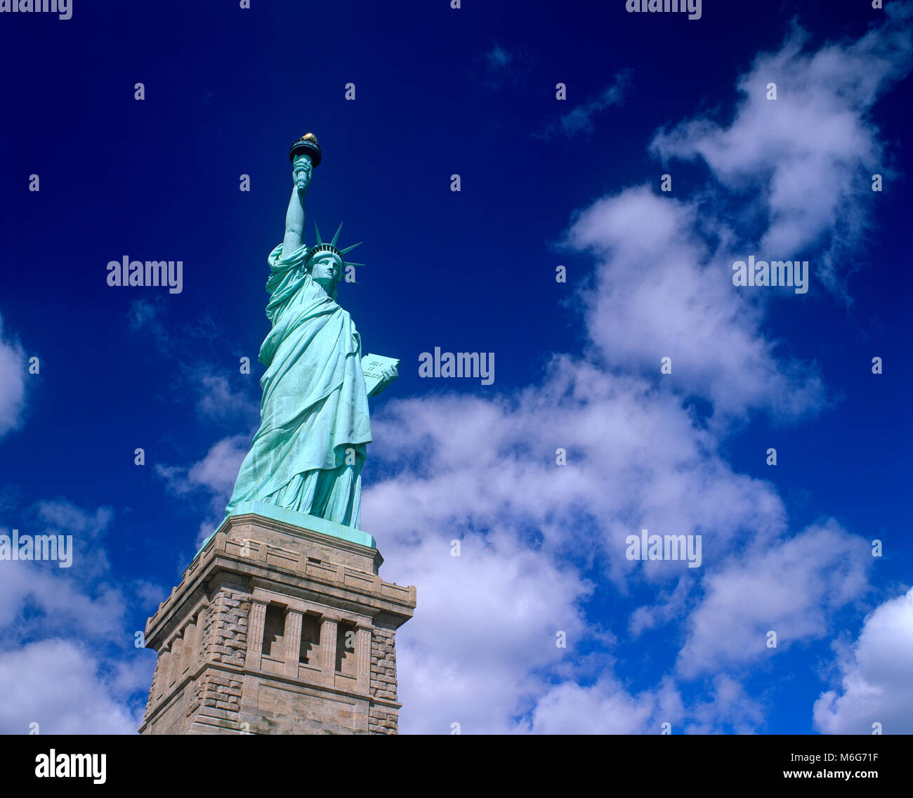 Statua della Libertà, Liberty Island, New York, Stati Uniti d'America Foto Stock
