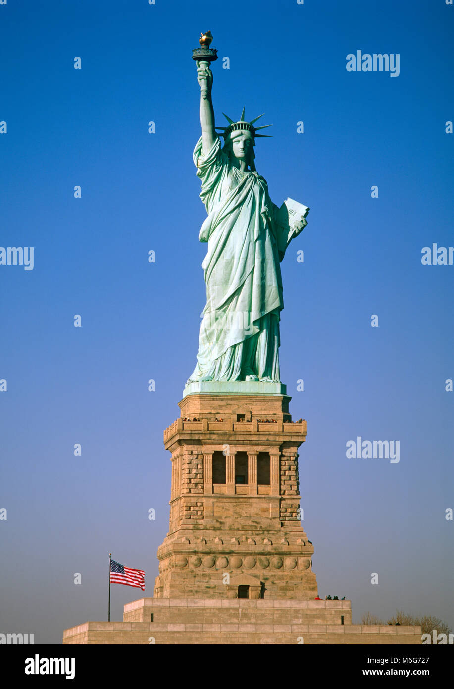 Statua della Libertà, Liberty Island, New York, Stati Uniti d'America Foto Stock