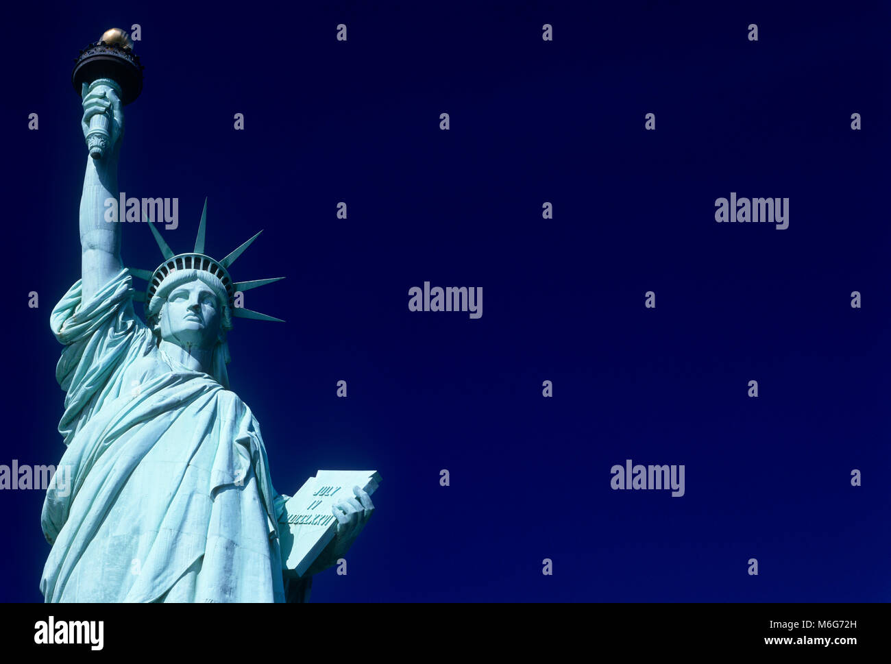 Statua della Libertà, Liberty Island, New York, Stati Uniti d'America Foto Stock